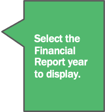 Select the Financial Report year to display.
